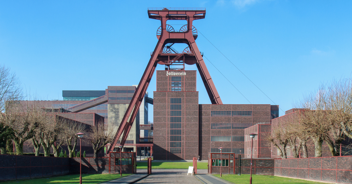 Die Zeche Zollverein in Essen, Verwaltungssitz der RAG-Stiftung.