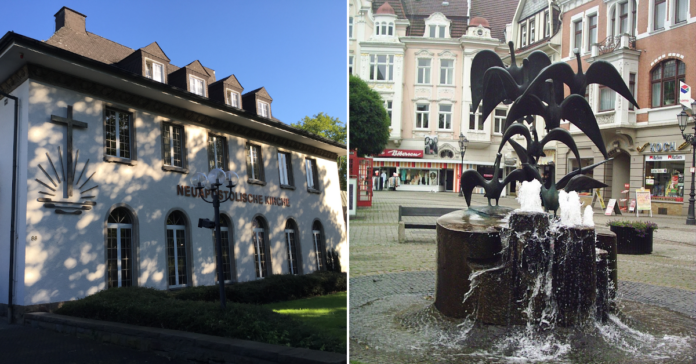 Die Neuapostolische Kirche Westdeutschland hat ihren Sitz in Dortmund (links). Die Stiftung ist in Herford beheimatet.