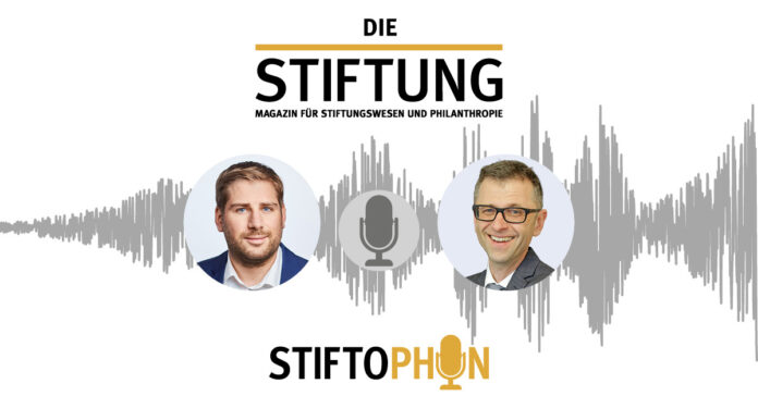 Im Gespräch mit Steffen Skudelny von der Deutschen Stiftung Denkmalschutz. Fotos: DIE STIFTUNG/Bettina Koch