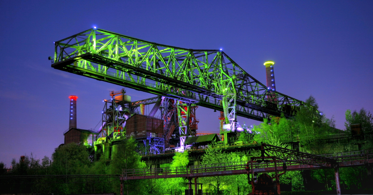 Im Landschaftspark Duisburg wurde einst Stahl verarbeitet. 1985 schloss hier der letzte Hochofen. Foto: stock.adobe.com - Tino Güttler