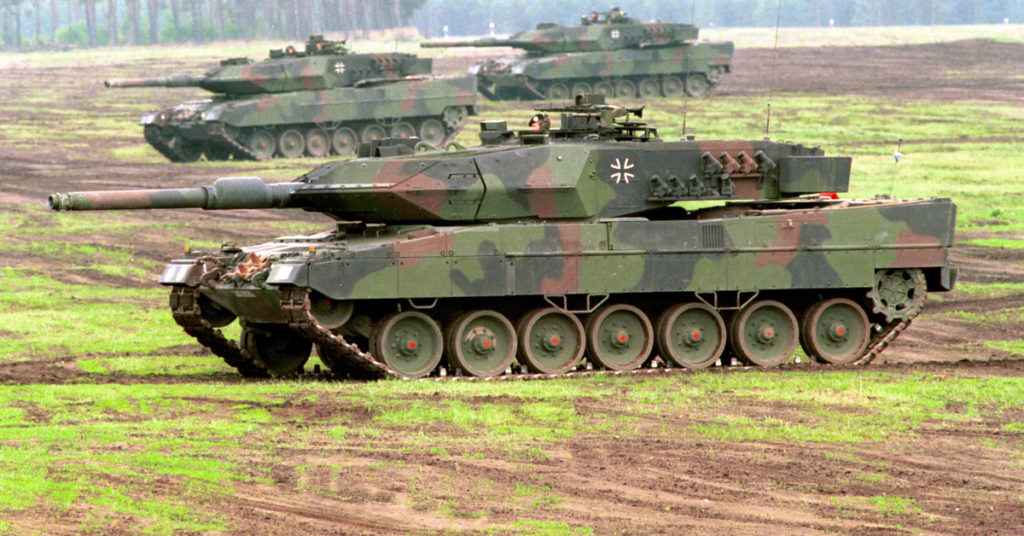 Kampfpanzer Leopard 2 der Bundeswehr
