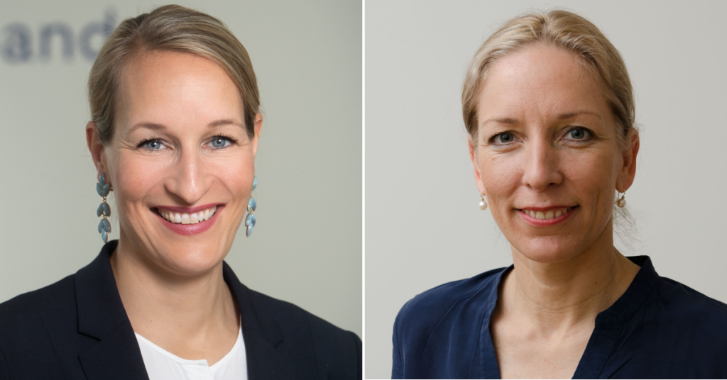 Kirsten Hommelhoff (links) ist seit dem 1. September 2020 Generalsekretärin des Bundesverbands. Zum September 2023 übergibt sie an Friederike von Bünau.